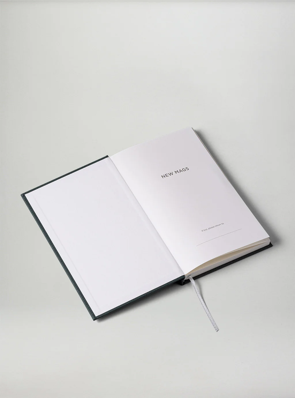 New Mags  Notebook - Moss Green