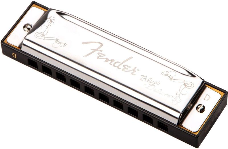 Fender - Blues Deluxe - Harmonica - Zilver - Diatonisch - Stemming D