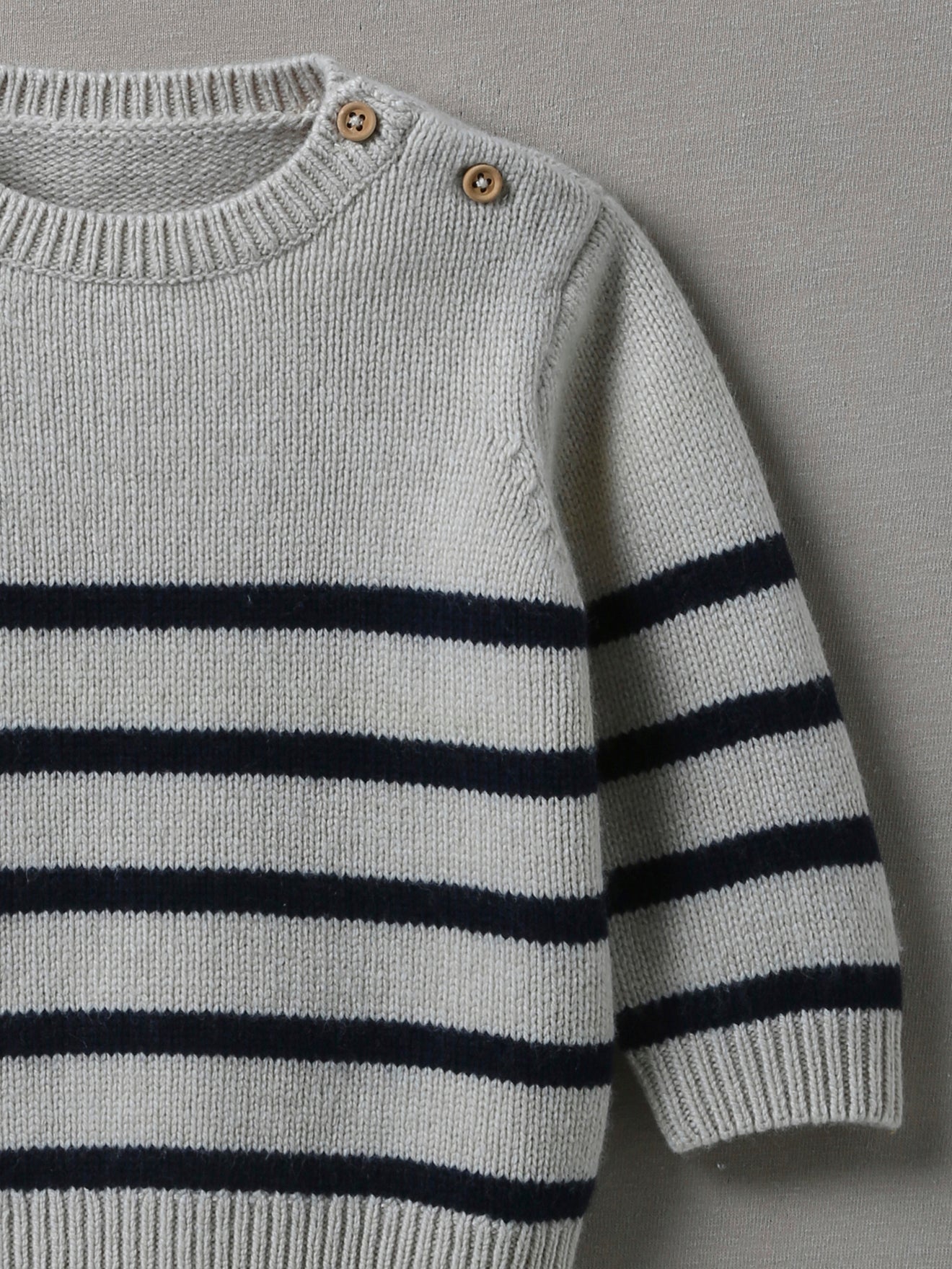 Pull marinière Bébé en laine
