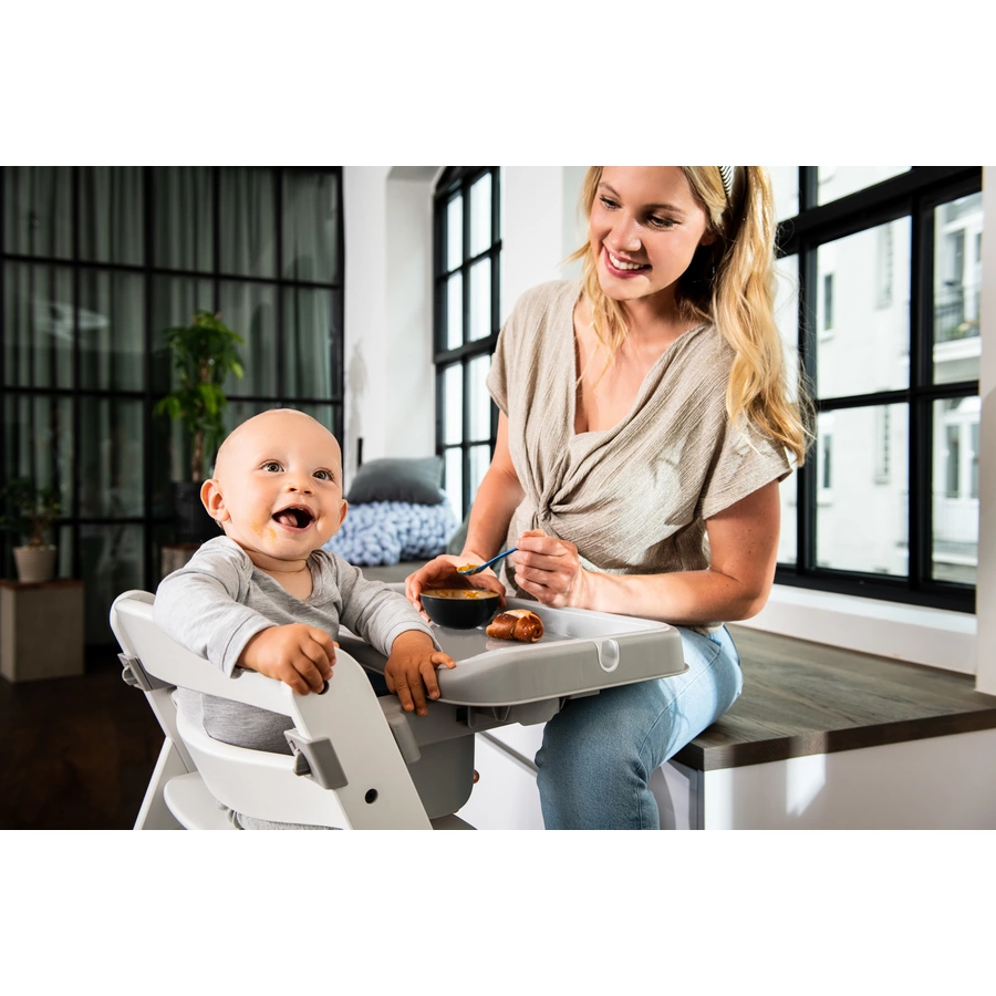 hauck Alpha Esstisch Tray Grey