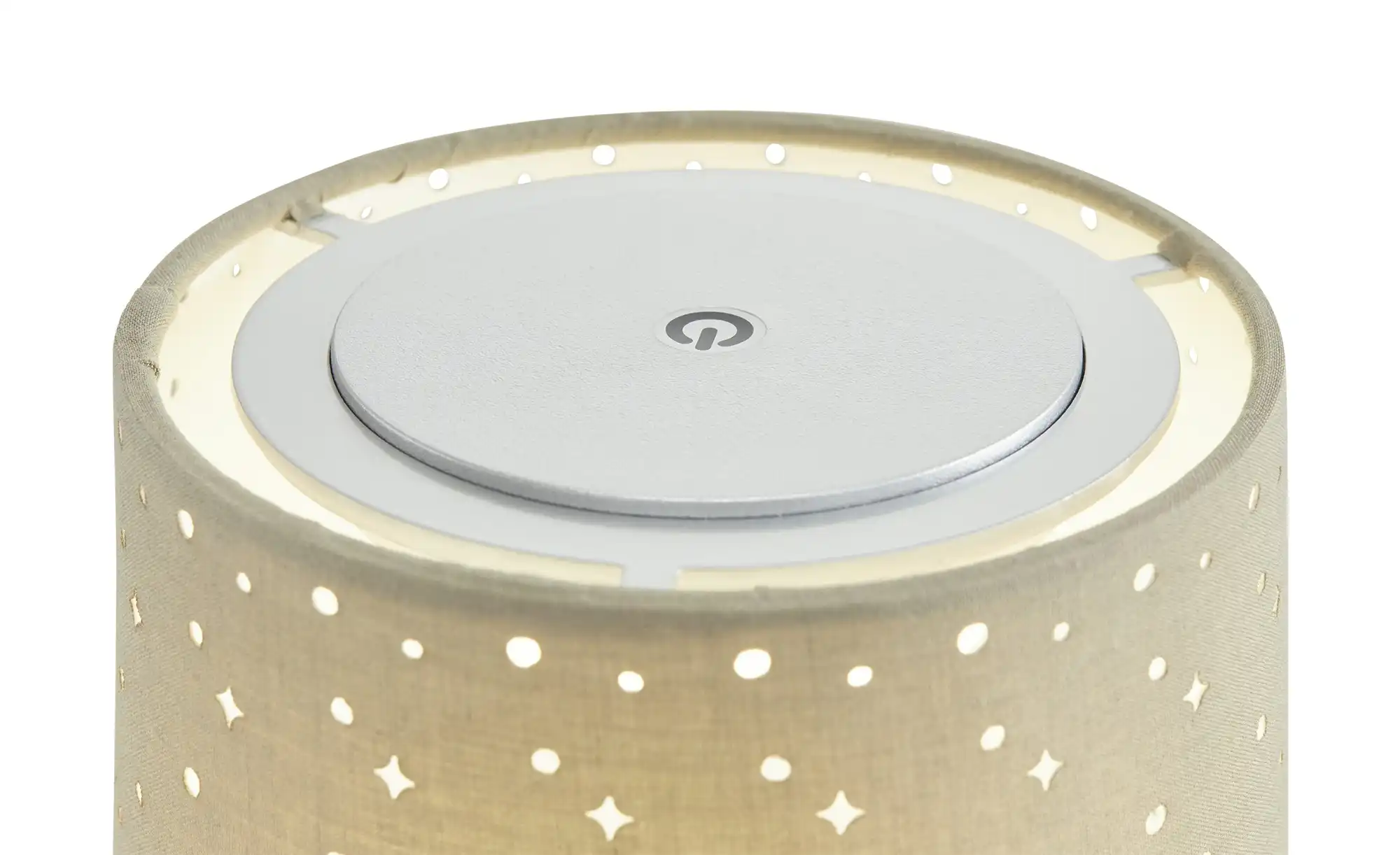 Akku LED-Tischleuchte taupe