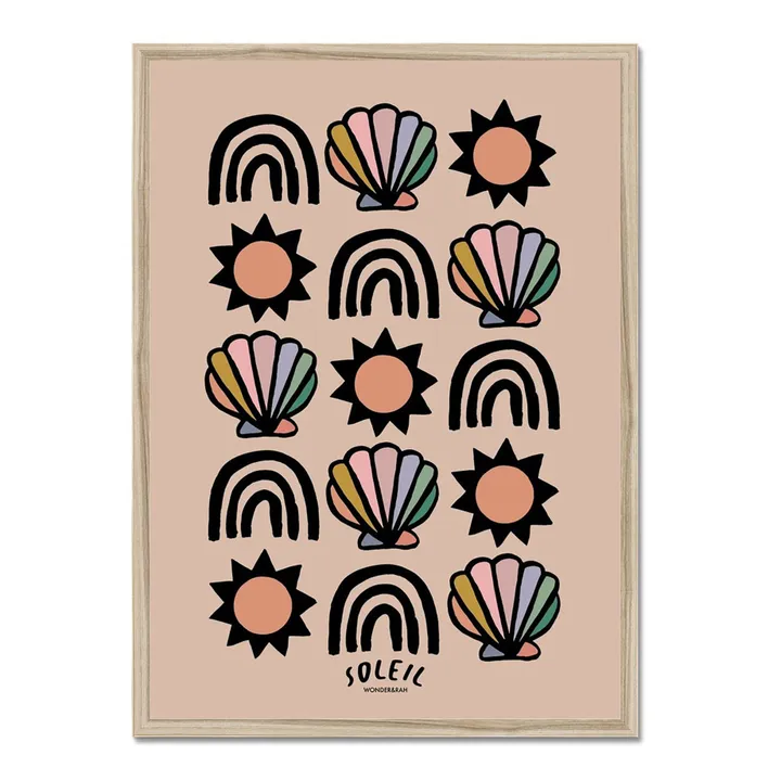 Wonder & Rah Affiche Shell Rainbow