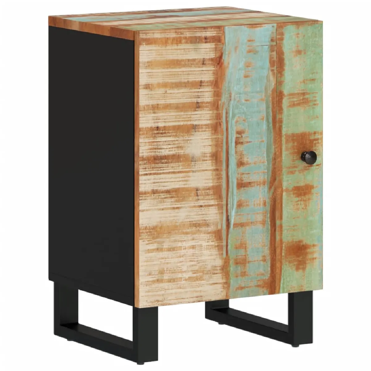 vidaXL Armoire de salle de bain bois massif de récupération