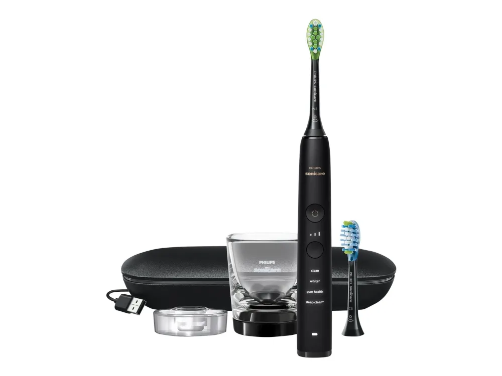 Philips Sonicare DiamondClean 9000 HX9913 - Tandbørste - trådløs - sort