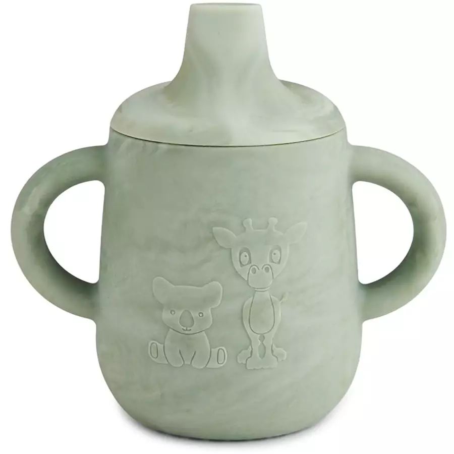 nuuroo Schnabeltasse Aiko 140ml, Light Green Mix
