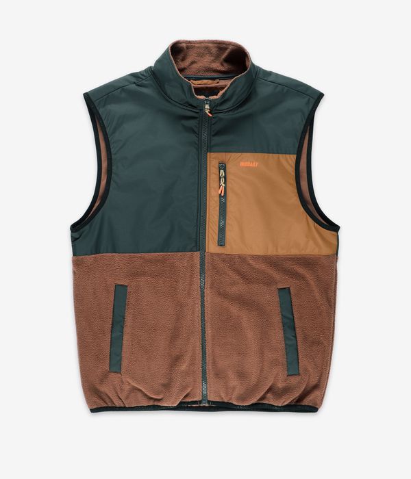 Iriedaily Auf Deck Fleece Weste (nightforest)