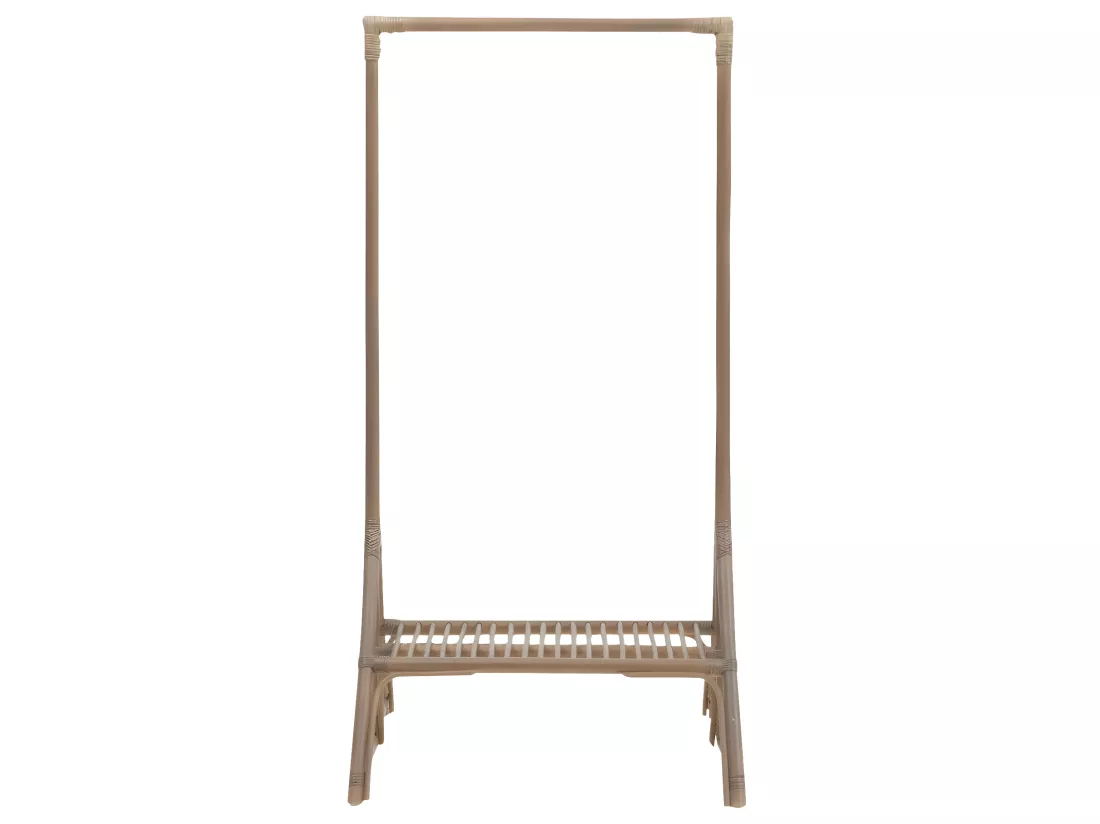 Portant en rotin avec planche Rattan
