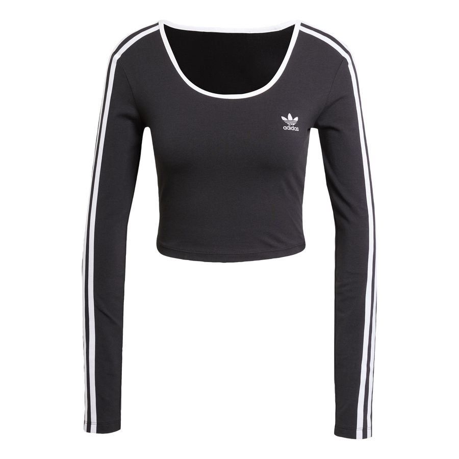 Adidas Original T-shirt court manches longues Adicolor 3 bandes