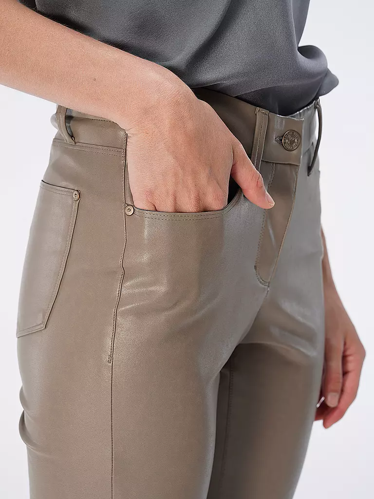 CAMBIO Hose in Lederoptik RAY braun
