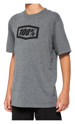 T-Shirt 100% Icon Enfant Heather Gris
