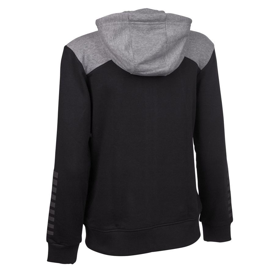 Select Sweat à Capuche Oxford - Noir/Gris Femme