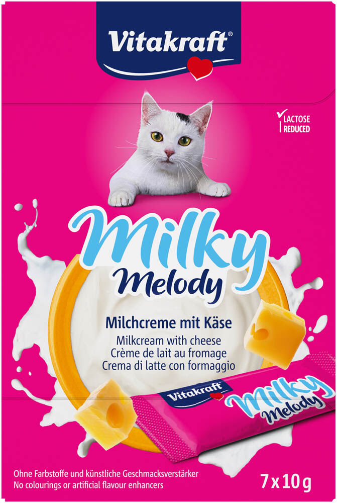 Vitakraft Milky Melody - Kattensnack - 70 Gram - kaas