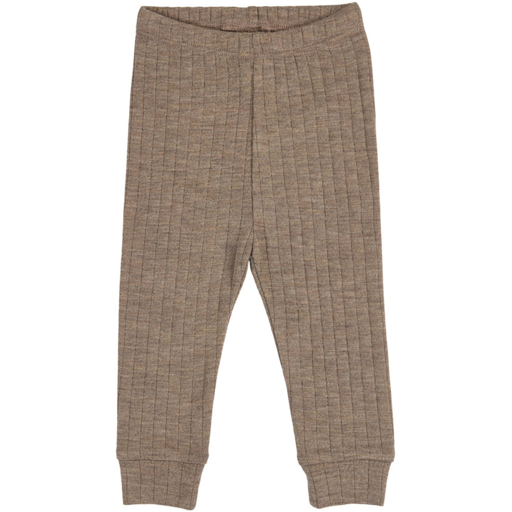 Køb Müsli Walnut Melange Woolly Rib Cuff Bukser