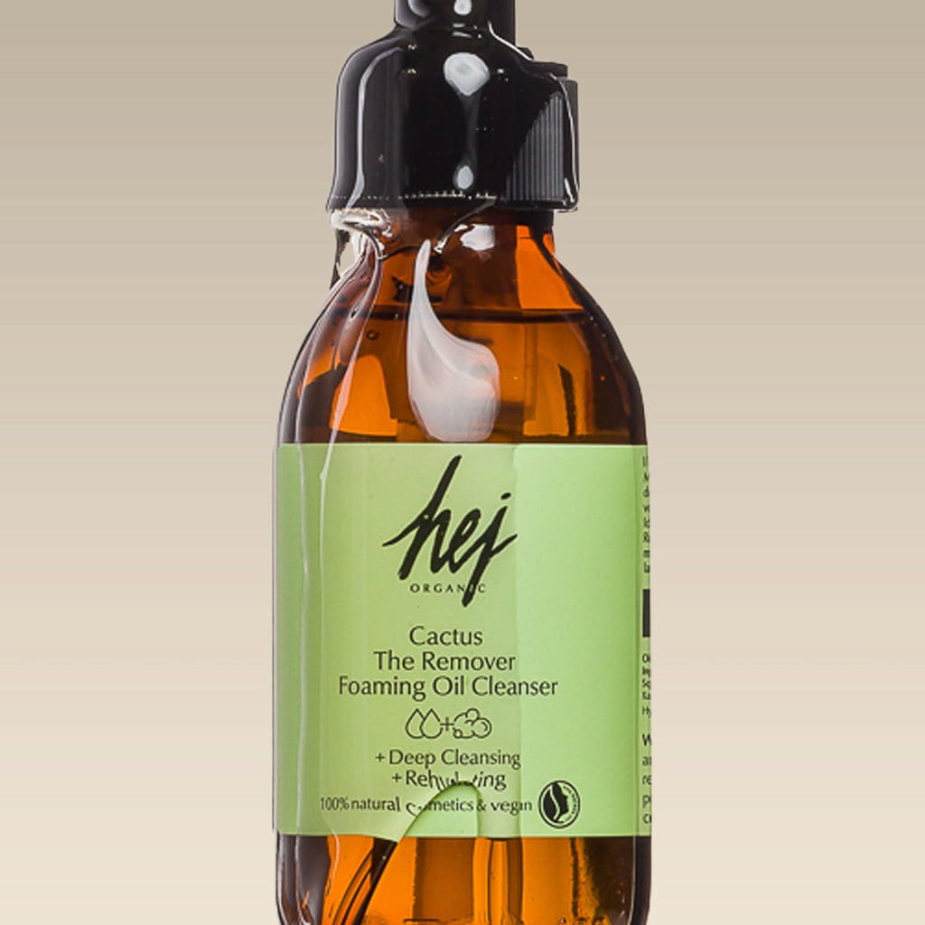 HEJ ORGANIC  Cactus The Remover Foaming Oil Cleanser, 100 ml