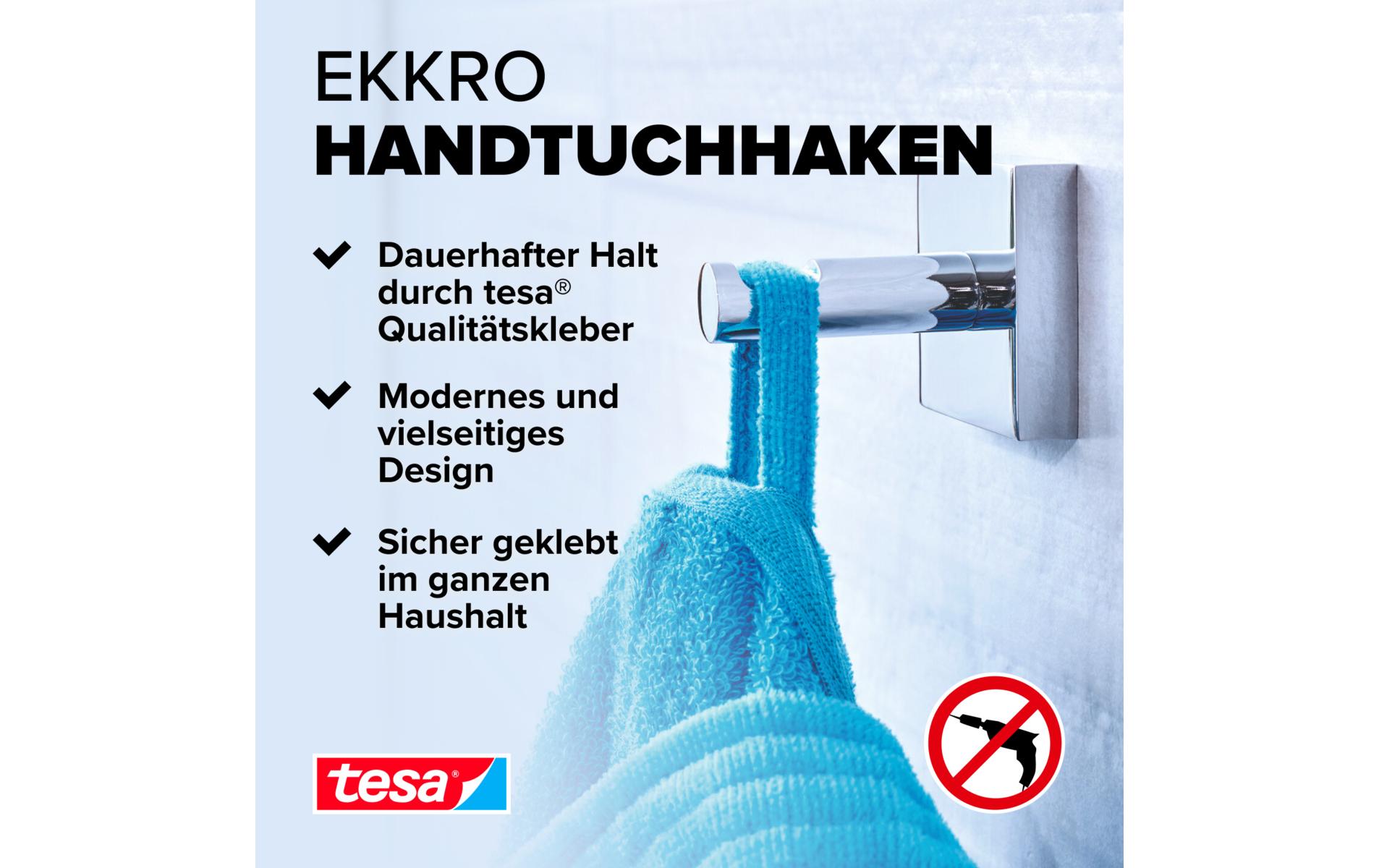 Haken Ekkro SilberHandtuchhaken Wand-montiert Edelstahl