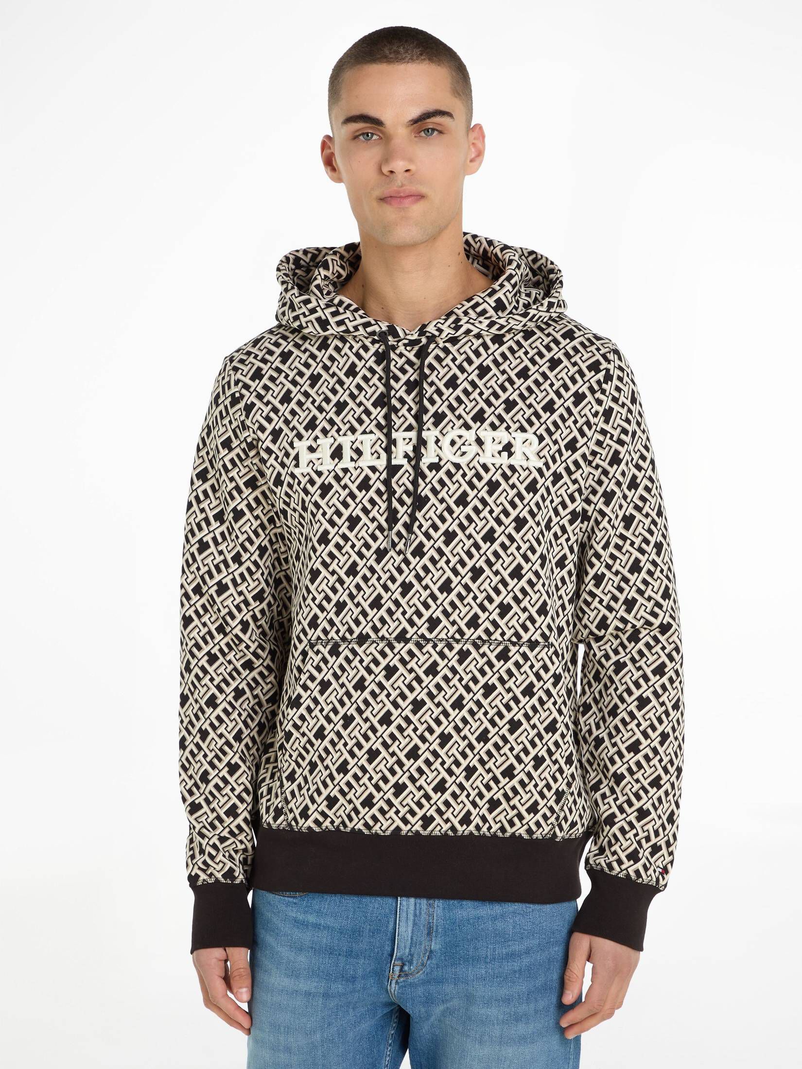Tommy Hilfiger| Herren Hoodie AOP MONOGRAM