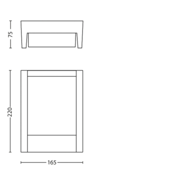 Philips buitenlamp Arbour LED antraciet 4W 800 lm
