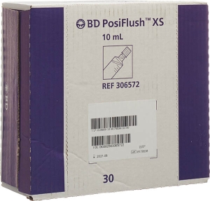 BD PosiFlush XS Spülsystem NaCl 0.9%, 30 x 10ml