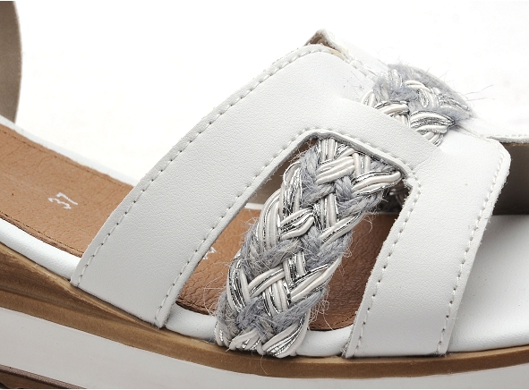Remonte nu pieds talons femme d6461 blanc