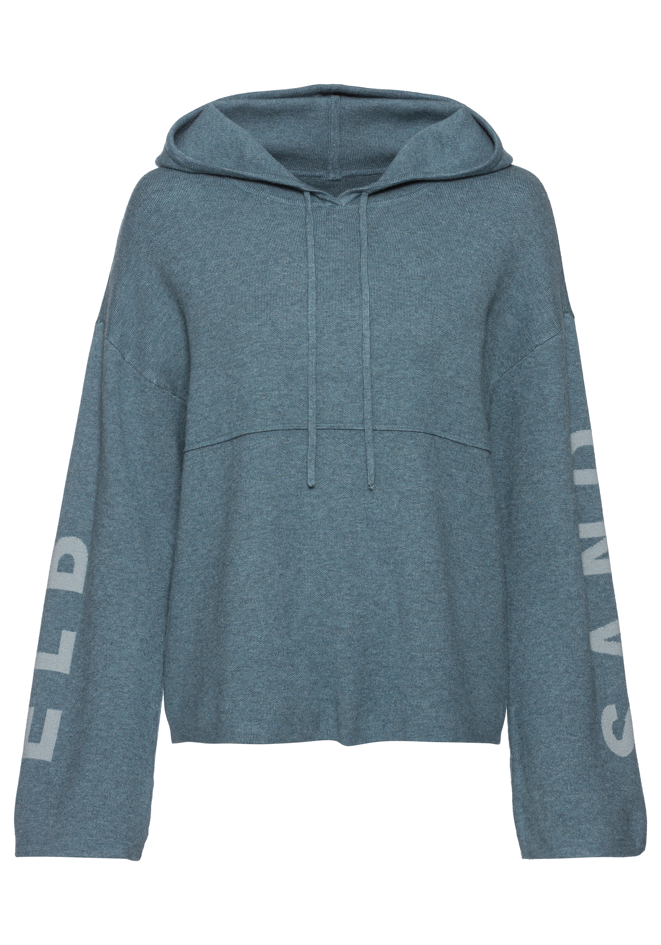 Elbsand Hoodie »«, Strickpullover mit eingestricktem Logo, Loungewear