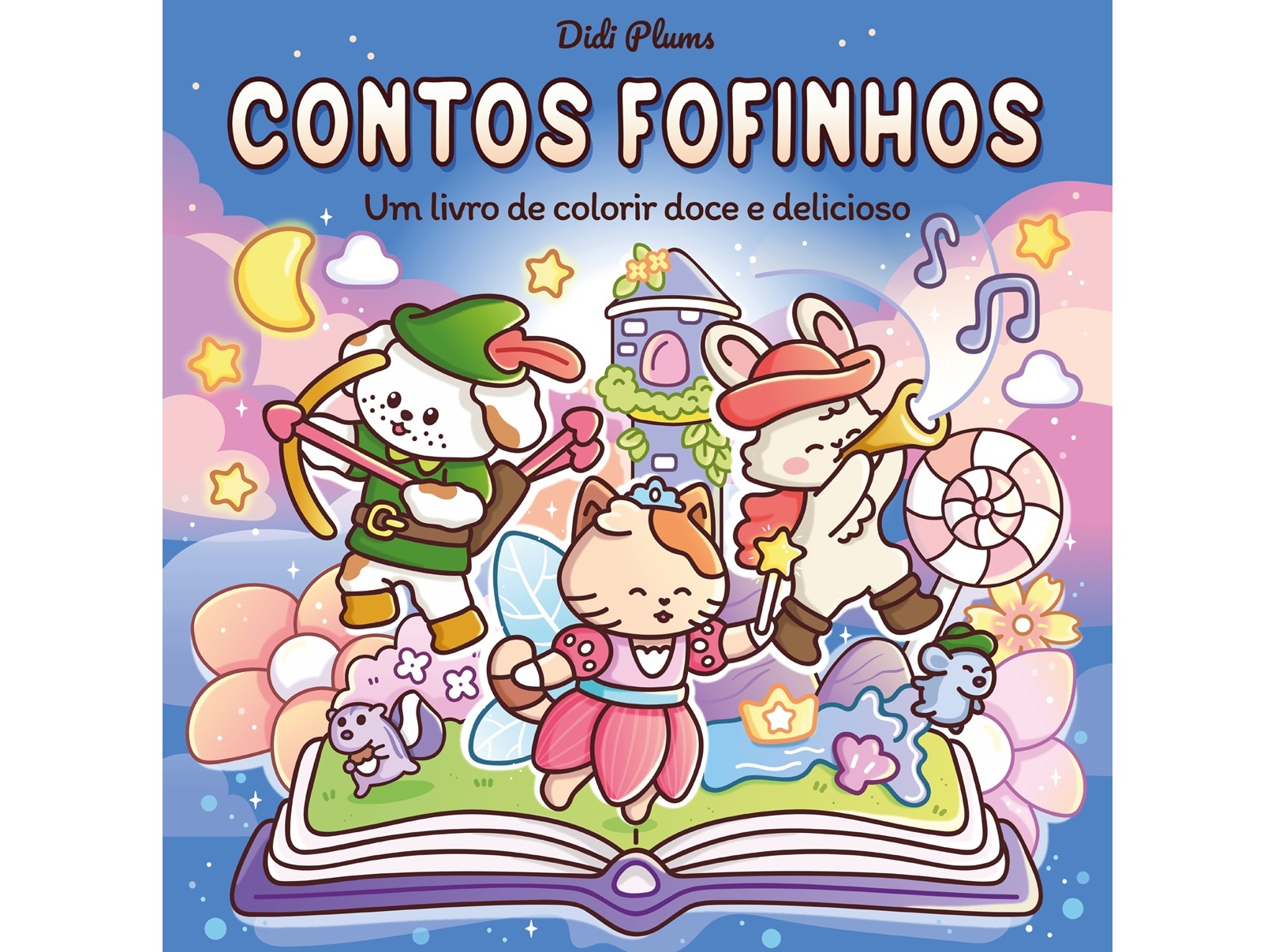 LIVRO CONTOS FOFINHOS DIDI PLUMS