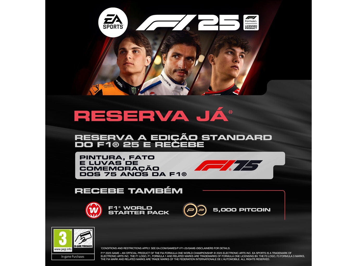 JOGO PS5 EA SPORTS F1 25