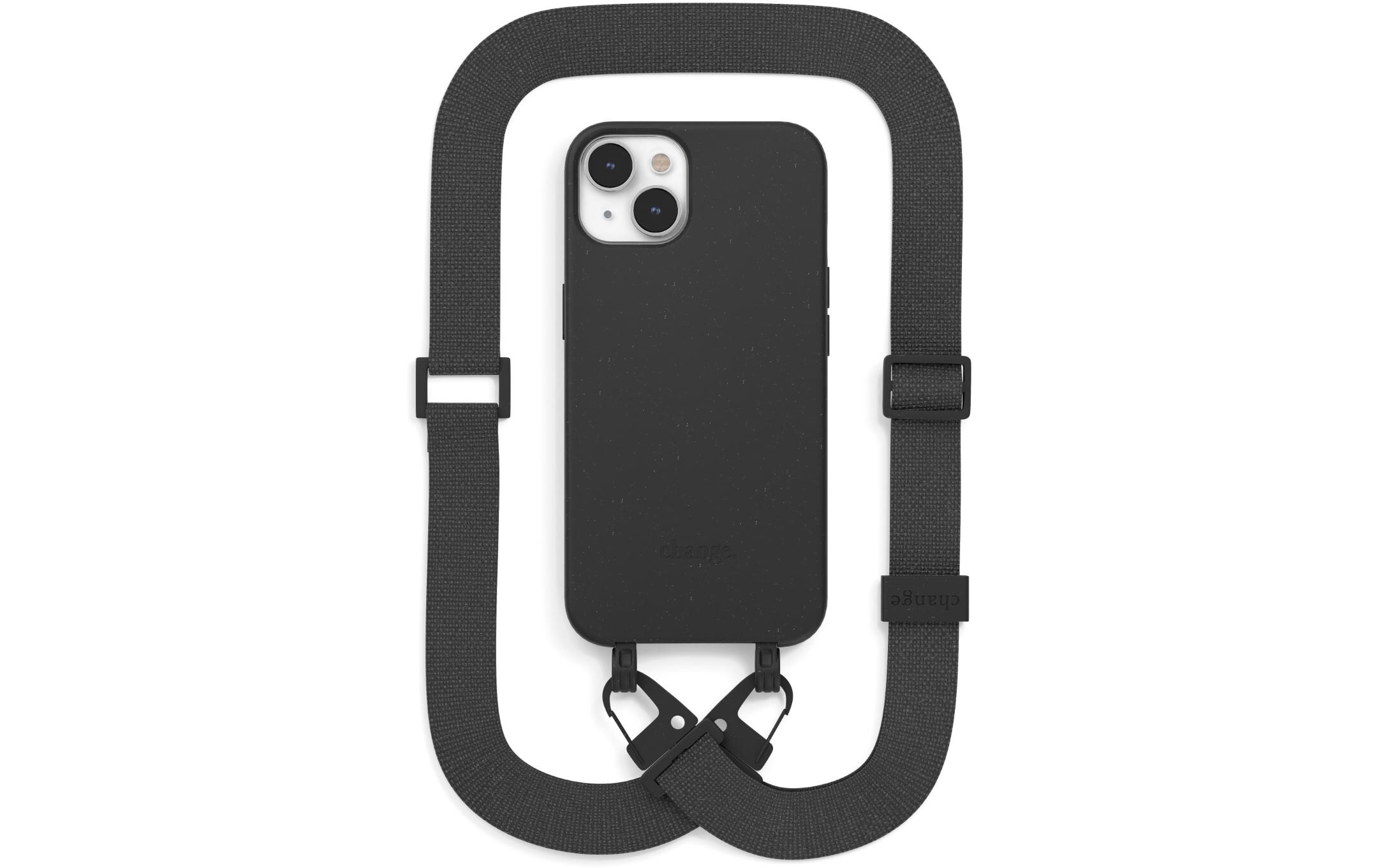 Back Cover Bio Change Case iPhone 14 Plus Schwarz100% schadstoffarme Smartphone-Hülle aus kompostierbarem und sehr leichtem Naturmaterial