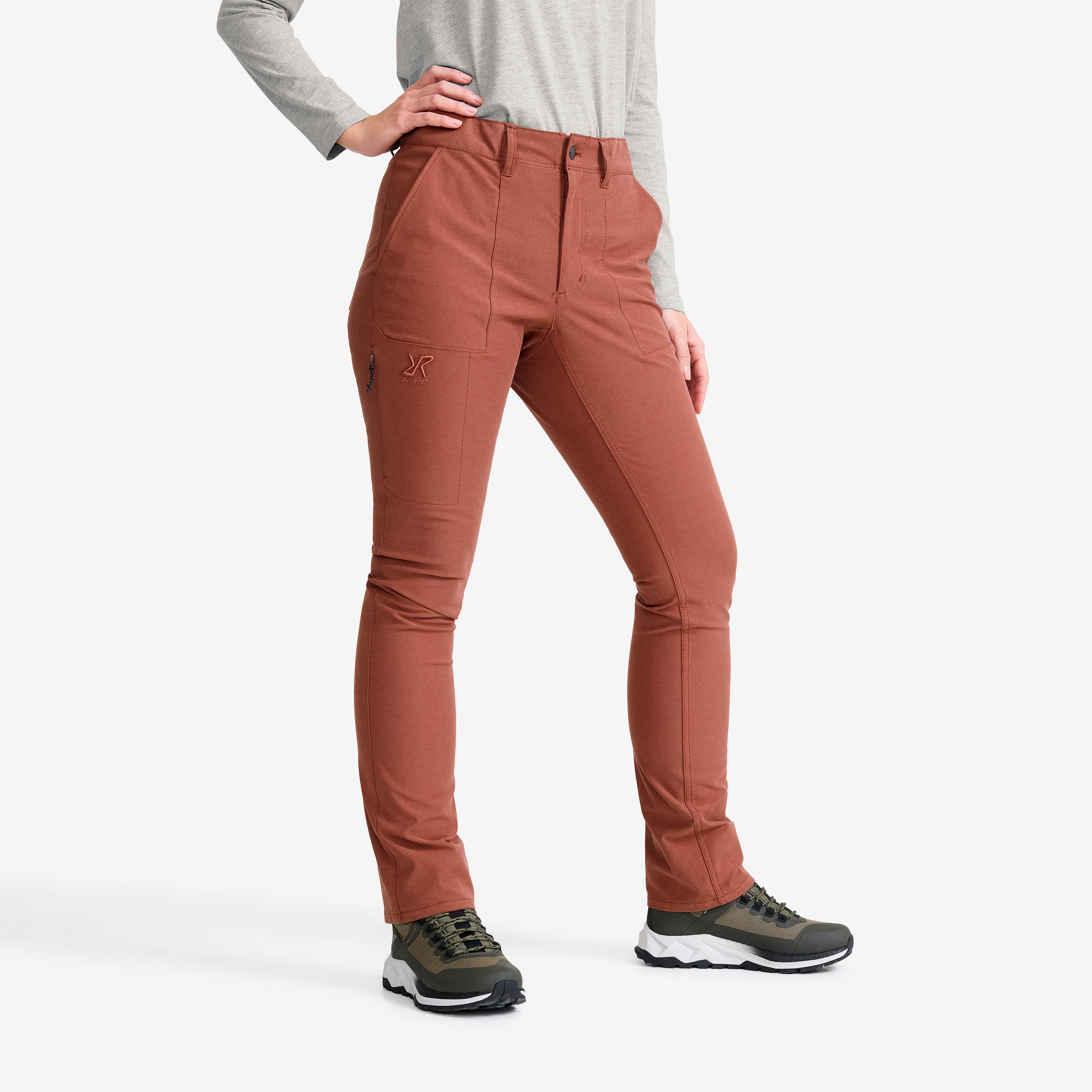 Surround Stretch Pants Dame Pink Mahogany