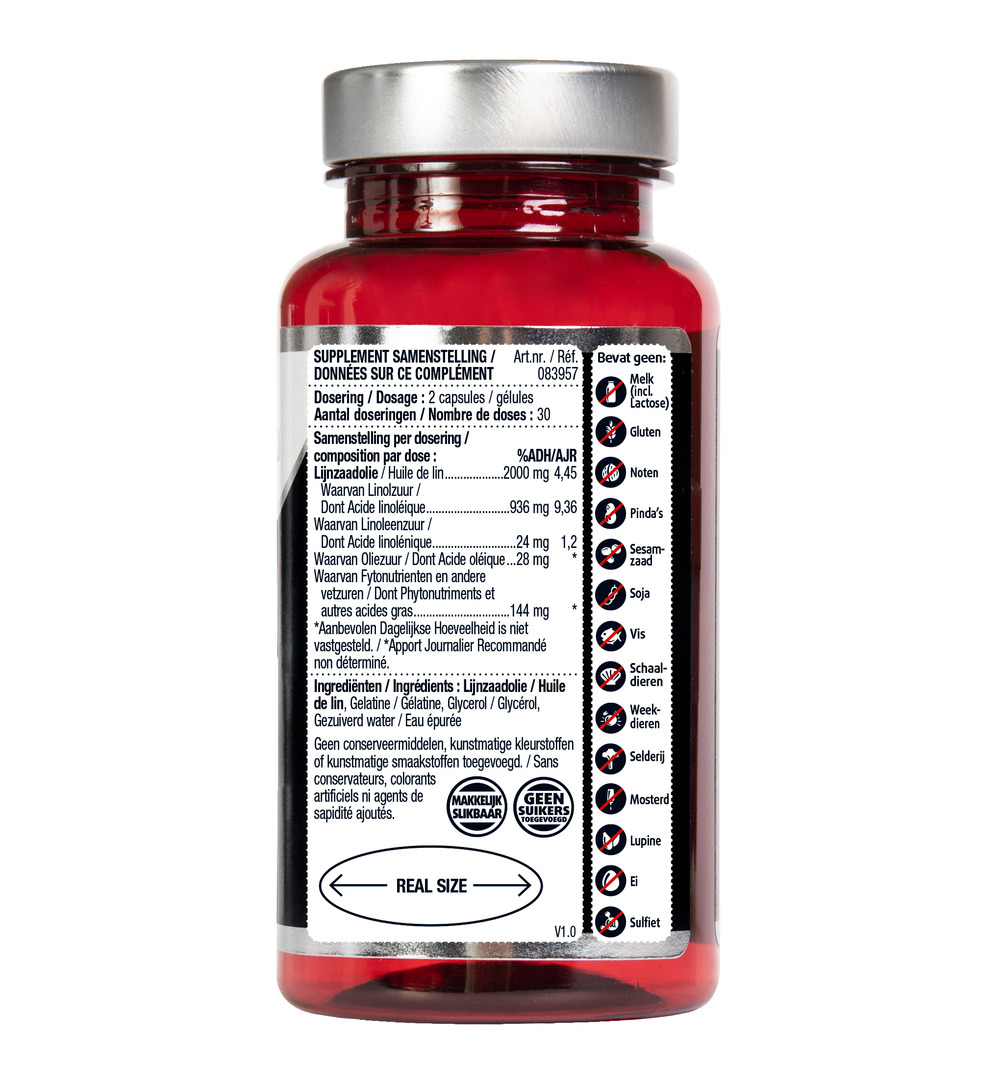 Lucovitaal Super Lijnzaadolie (60 capsules)