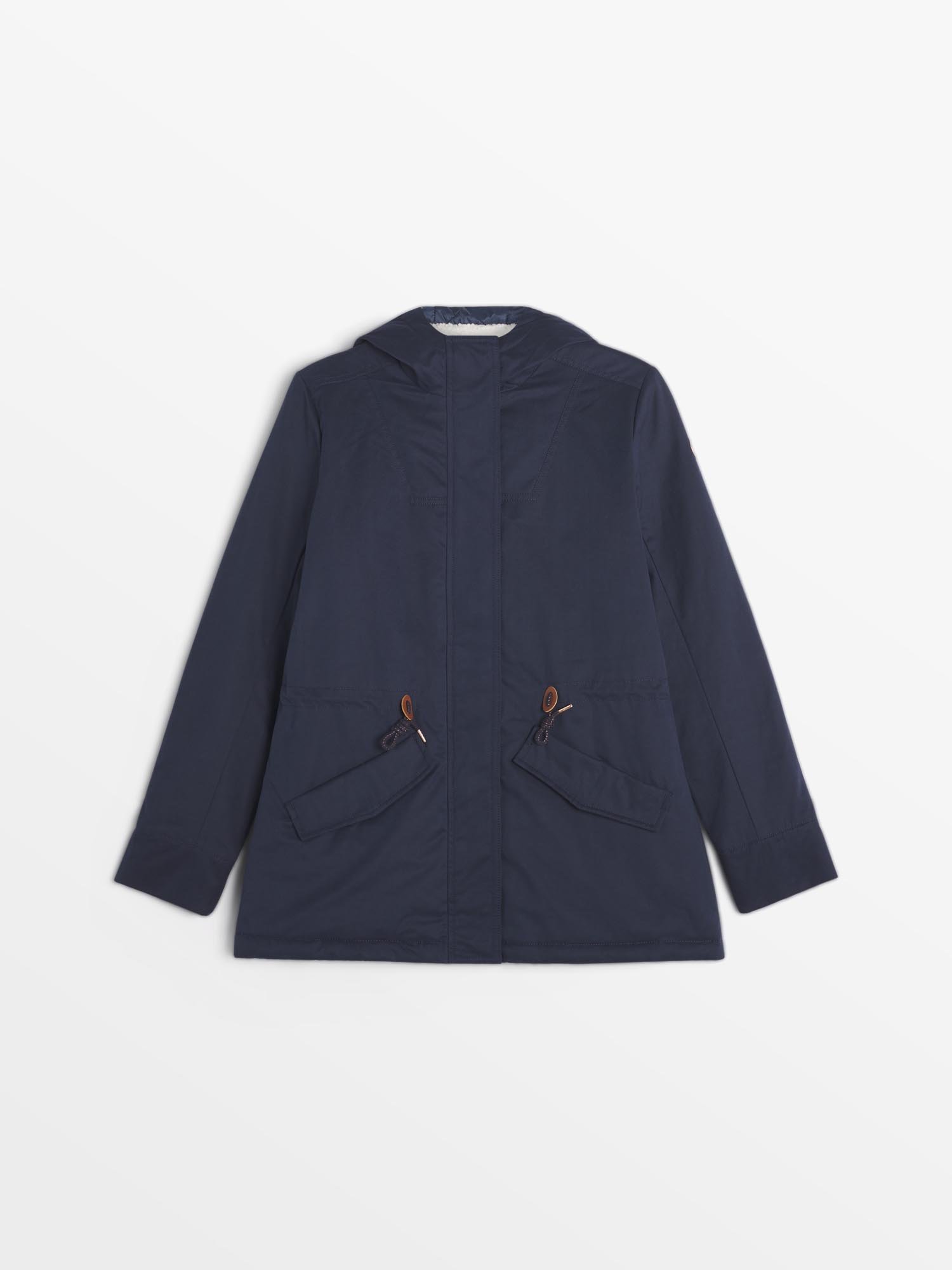 Parka Femme Déperlante Marine