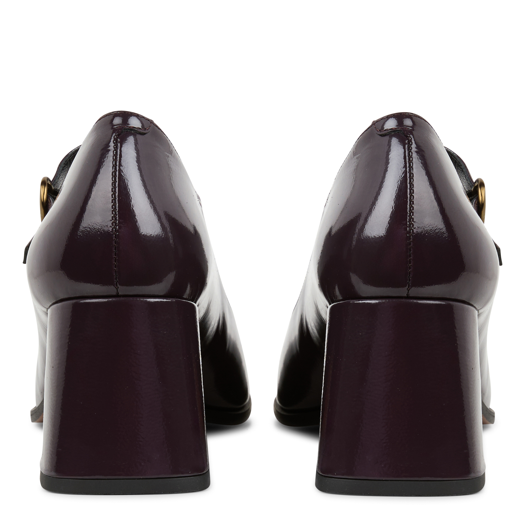ARIA - Babies à talons en cuir | Violet