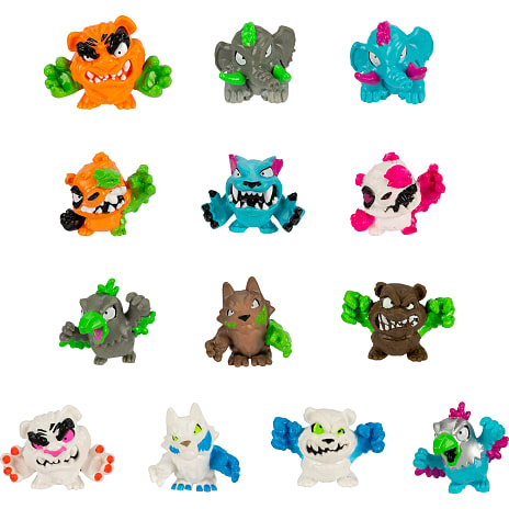 Beast Lab laboratorie figurer 5-pak