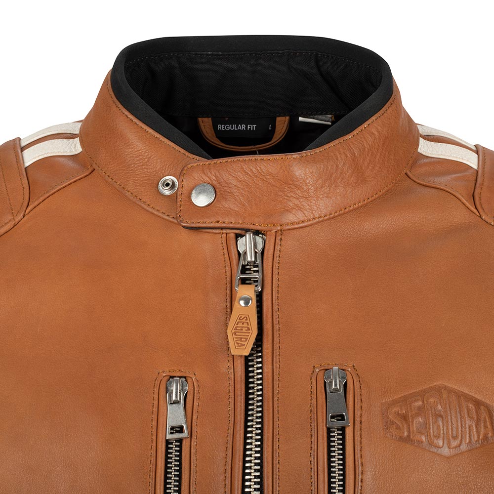 Segura - Blouson Orion Camel / Blanc