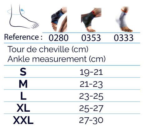 Thuasne Sport Chevillère Noir