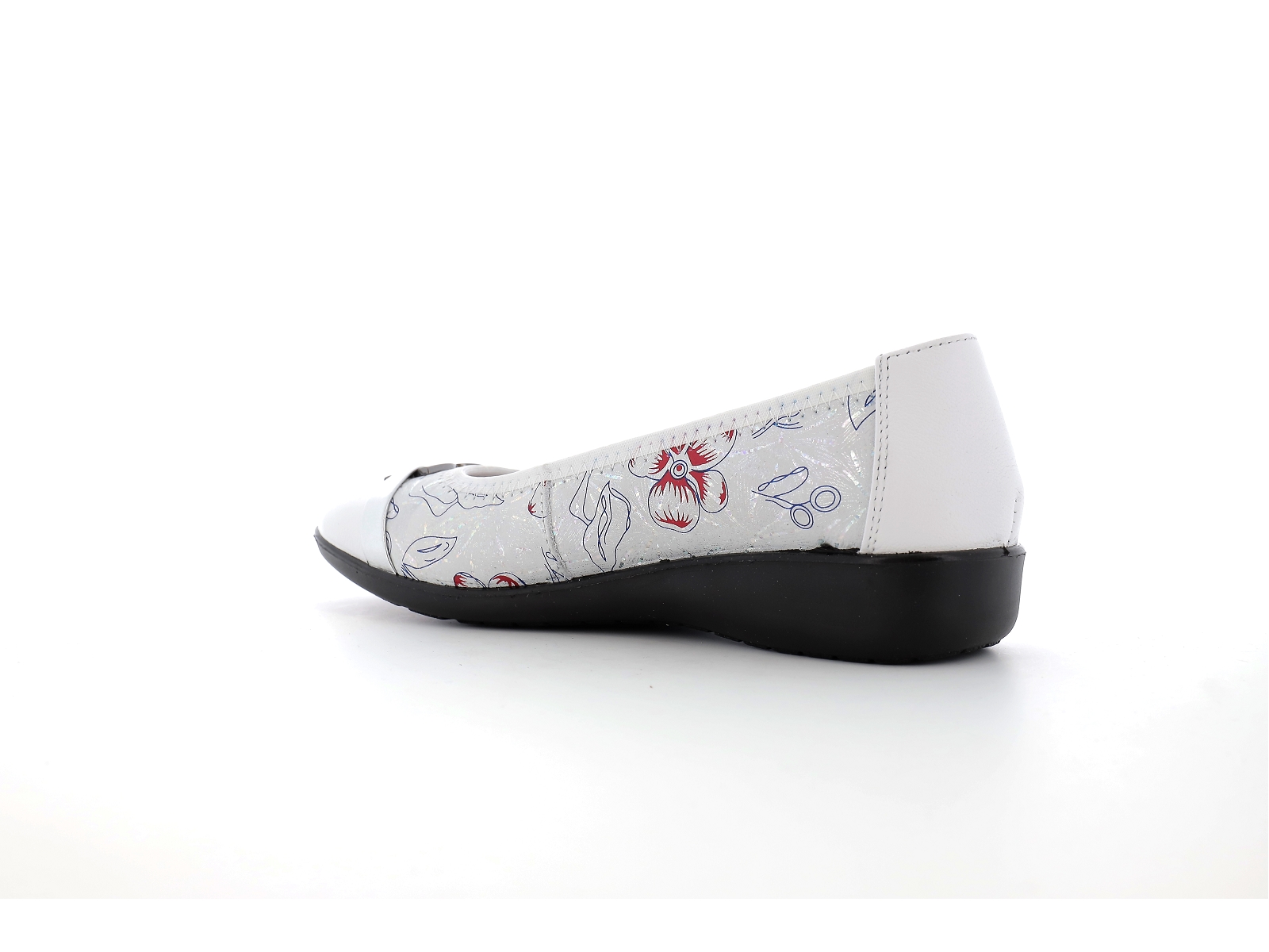 Inea-INDIRA Cuir Blanc Argent