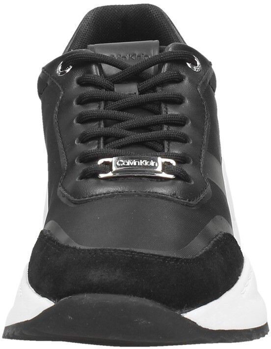Calvin Klein Internal Wedge Lace Up-Nylon Mix zwart