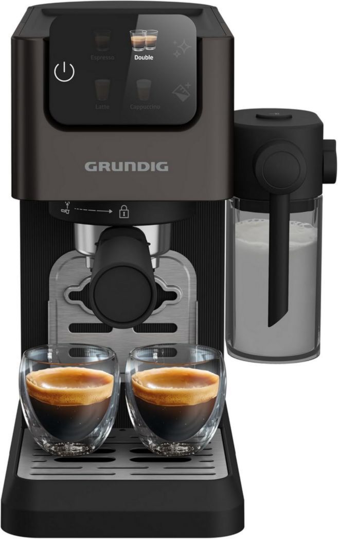 De'Longhi Dedica Style EC685.M, Machine à expresso avec buse à mousse de lait professionnelle, seulement 15 cm de large, réservoir de 1 L, boîtier en métal, compatible avec les dosettes ESE, métal