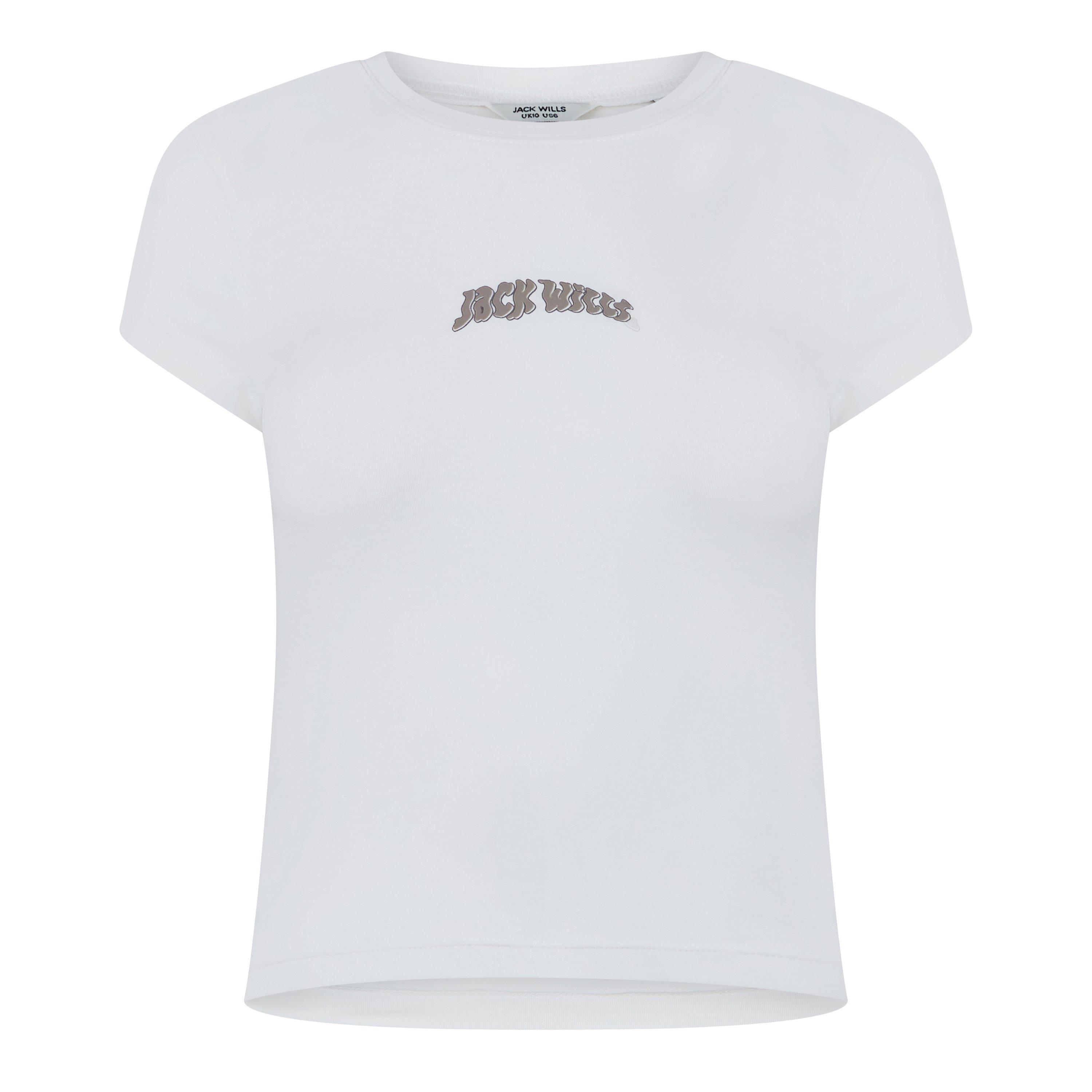 Jack Wills JW Graphic Cap Sleeve T shirt