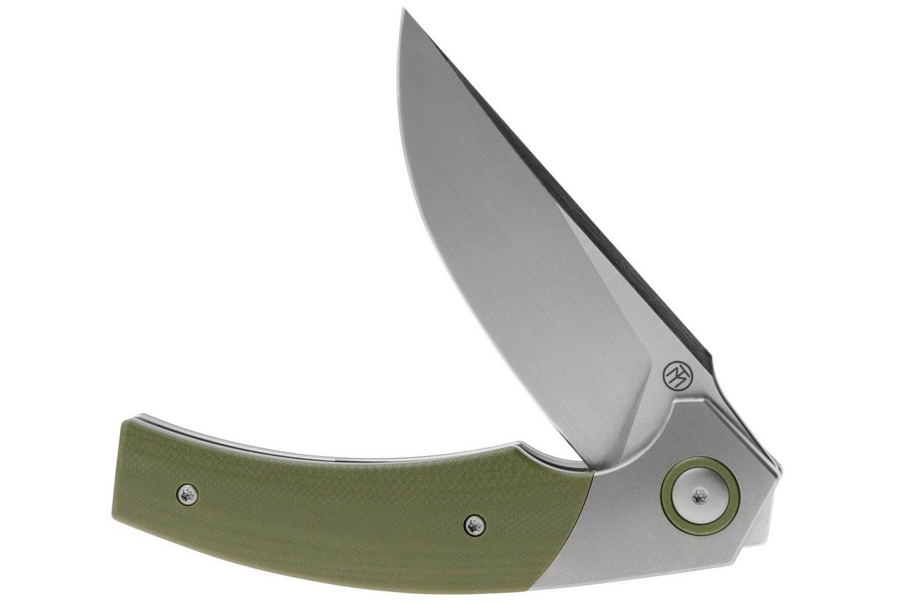 Grailer 4 OD Green G10 zakmes, Michel Timmermans design