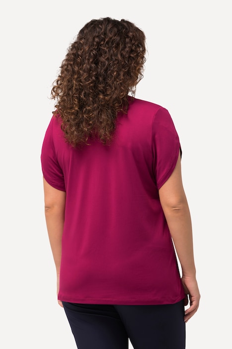 Funktions-Shirt, Soleil, Classic, V-Ausschnitt, Halbarm
