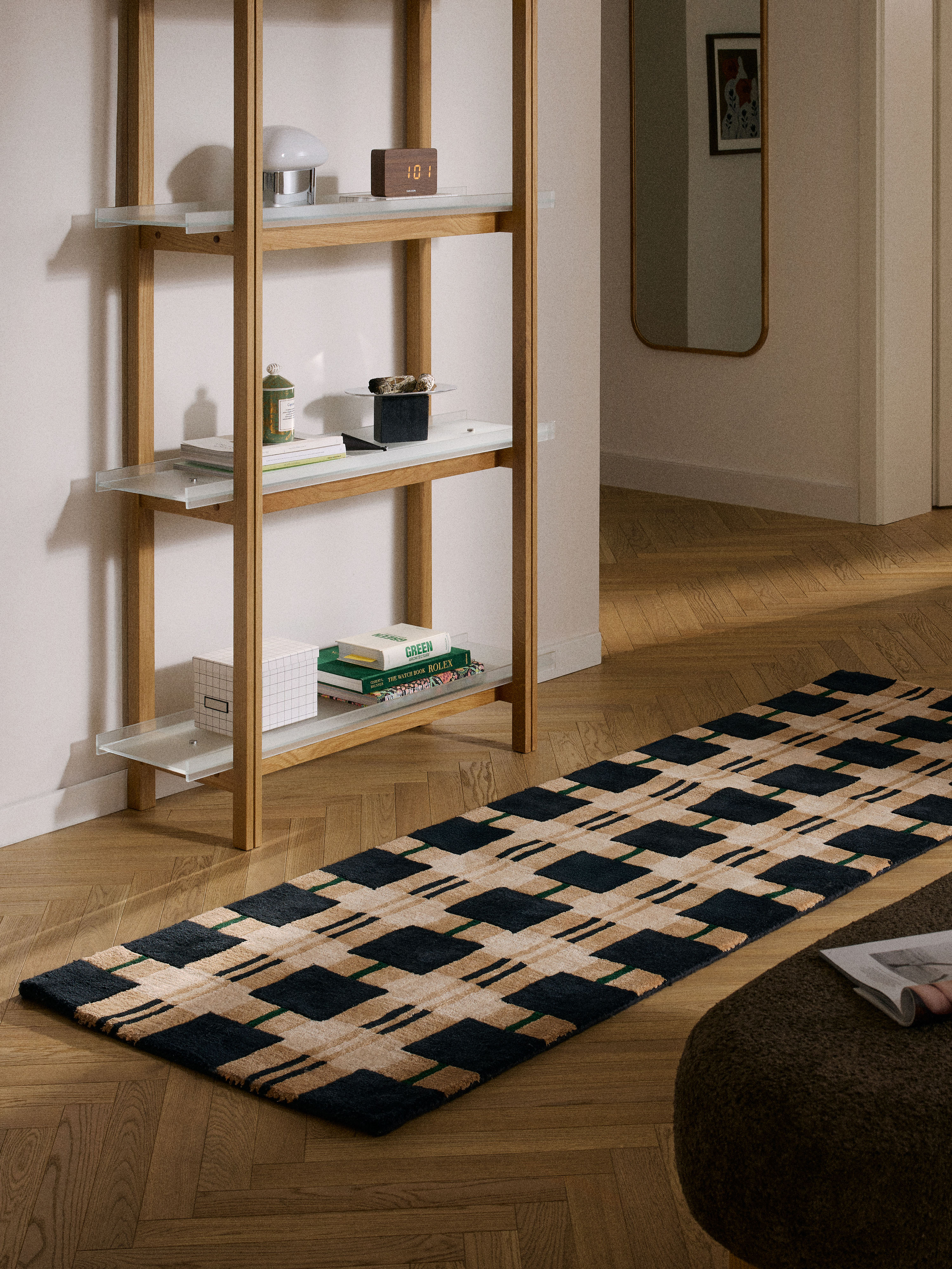 Handgetufte wollen loper Kimi