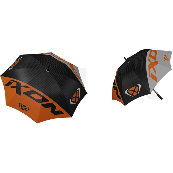 Ixon - Parapluie Cloudy Noir / Gris / Orange