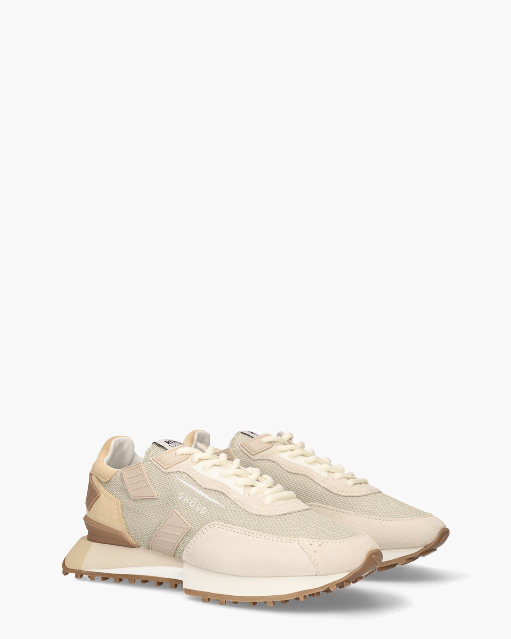 Ghoud Rush Groove Beige Damessneakers