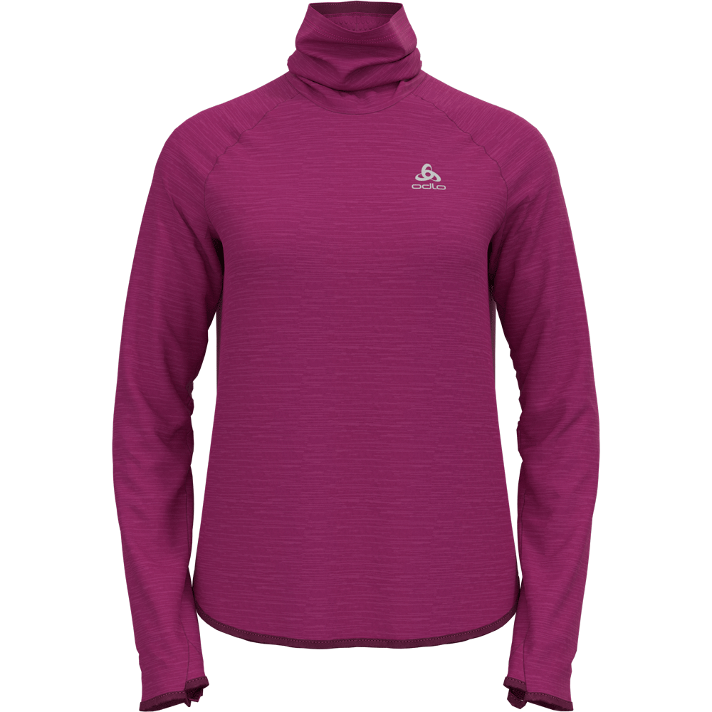 Odlo Run Easy Warm Pullover Damen festival fuchsia melange