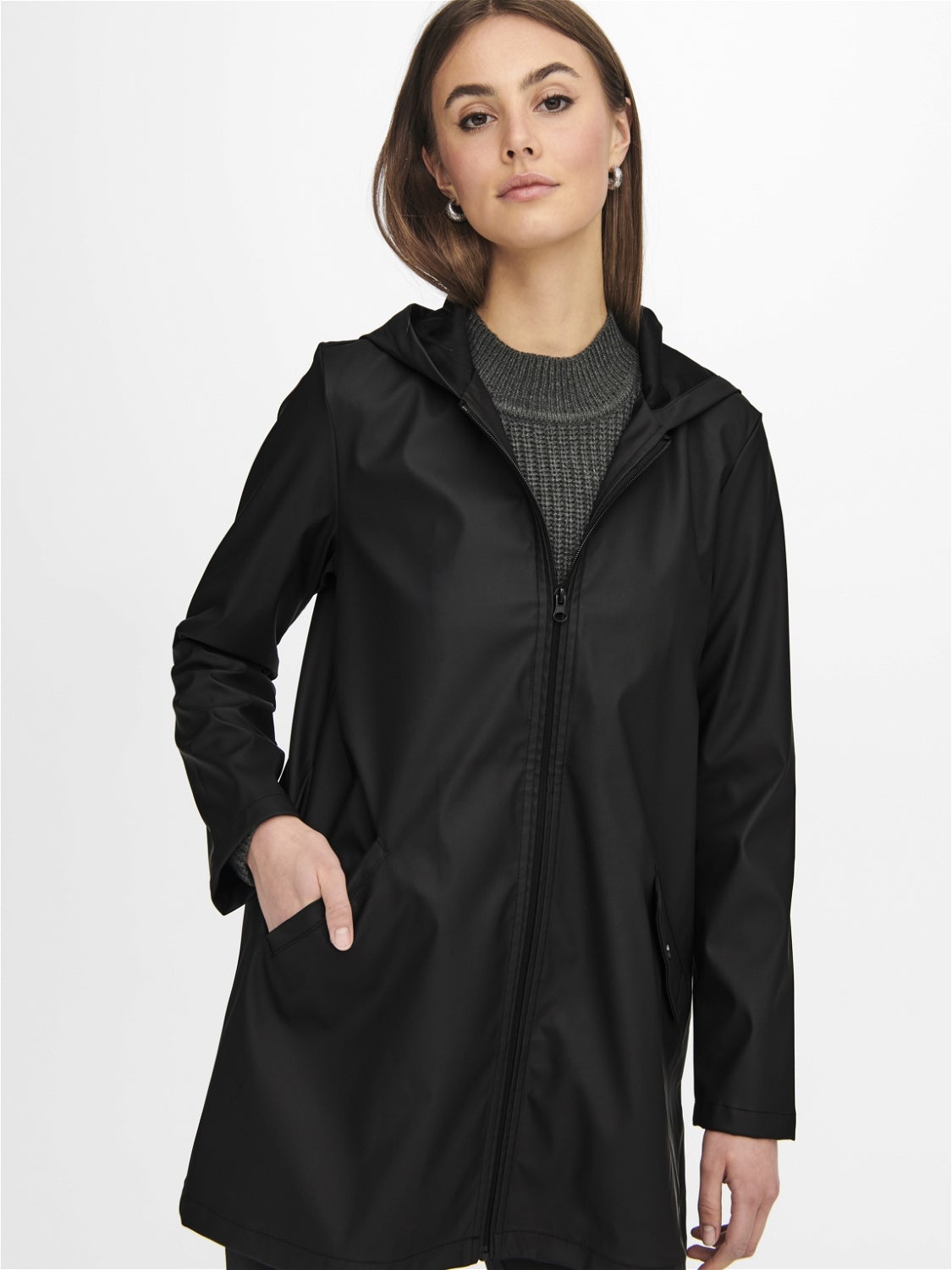 JDYELISA Regenmantel Black