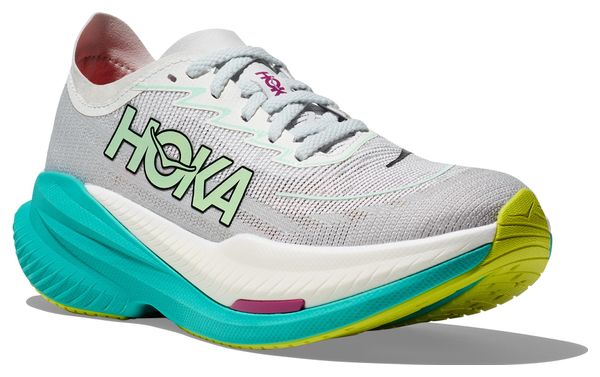 Chaussures Running Hoka Mach X 2 Blanc/Bleu Femme