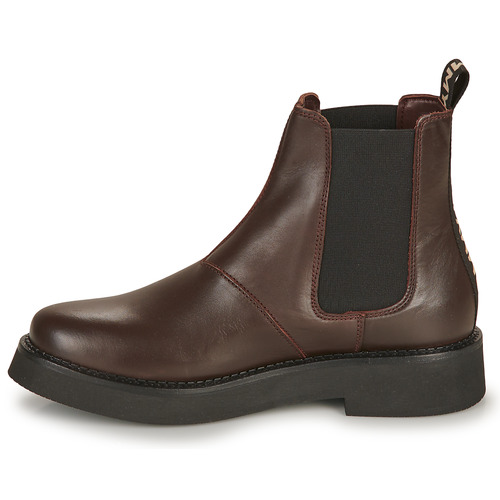Tommy Jeans - TJW CHELSEA FLAT BOOT - Marron