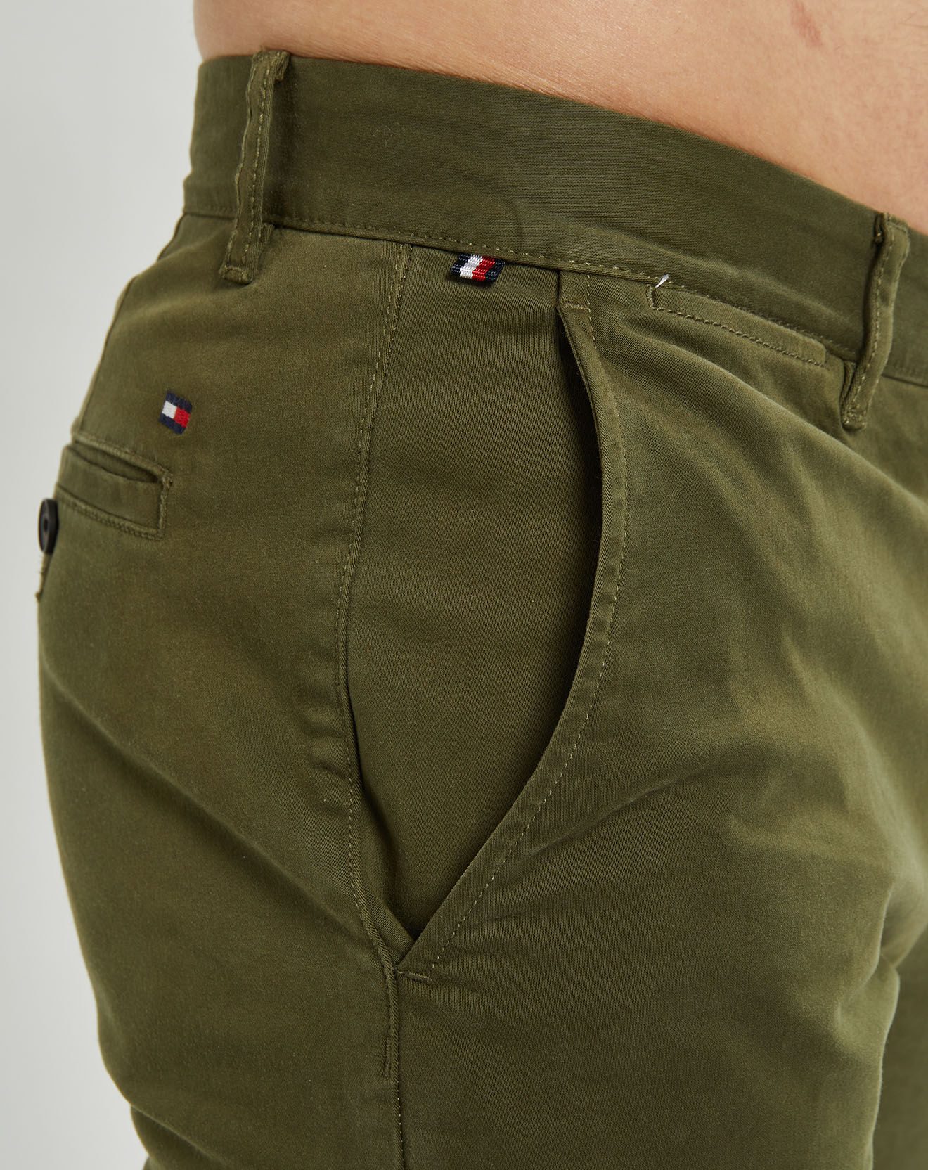 Tommy Hilfiger Pantalon chino Bleecker kaki