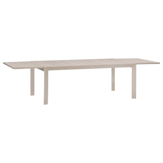 Table de jardin extensible rectangulaire EVASION Lin / Argile