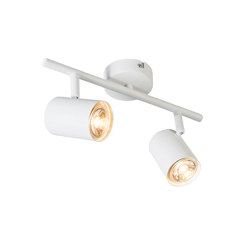 Moderne spot wit 2-lichts kantelbaar - Jeana